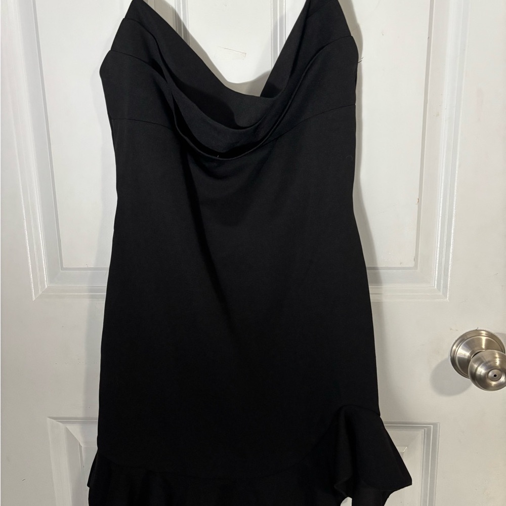 Black mini dress. Size M